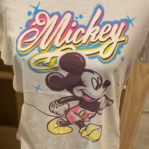 LAST CALL!! Disney Neon Mickey Women's T-Shirt, M